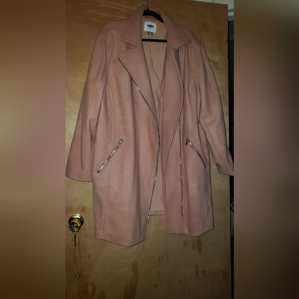 OLD NAVY NEW OVERCOAT XXL PINK